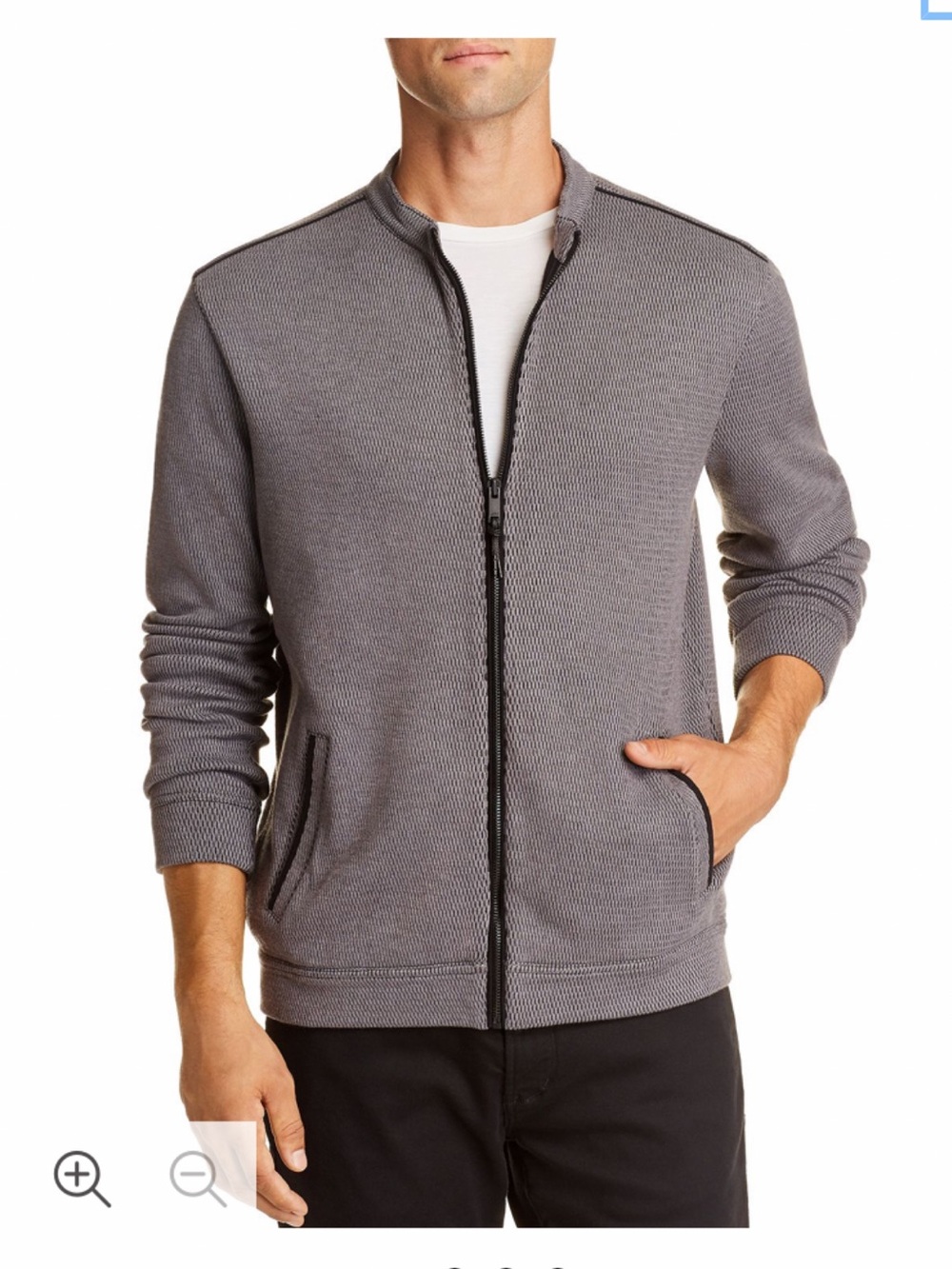 John Varvatos Grey Zip Size S